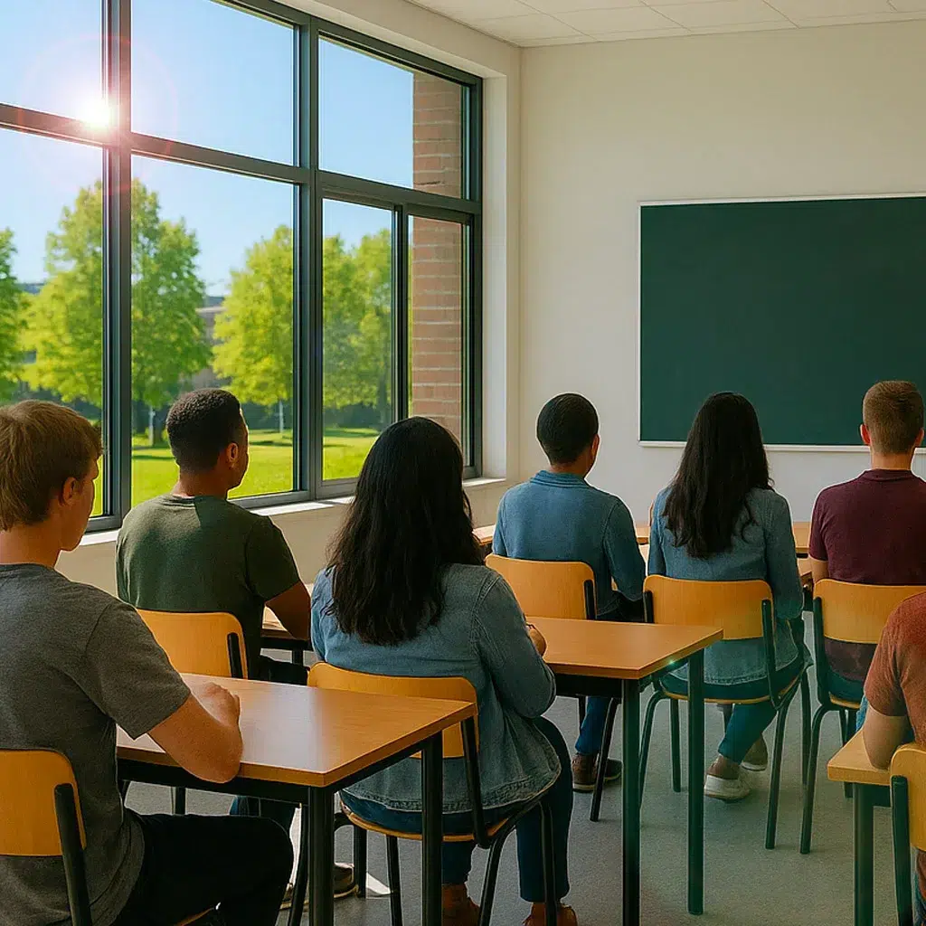 Indoor-uv-en-zonwerende-glasfolie-in-een-onderwijsinstelling